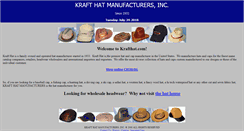 Desktop Screenshot of krafthat.com